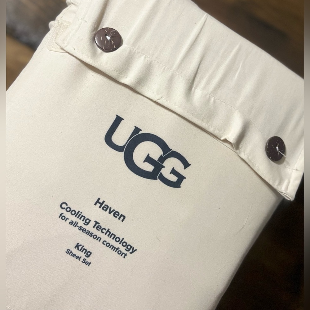 UGG Queen Sheet Set Cooling Technology For Comfort NWT